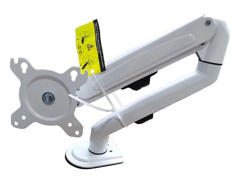 Soporte de escritorio para monitor de 17” a 27” con brazo articulado, ajuste giratorio 360° e inclinación – compatibilidad VESA 75x75 / 100x100