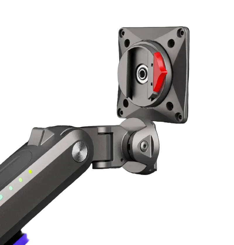 Soporte de escritorio para monitor ultraancho de 32” a 60” con brazo articulado, rotación 360° y compatibilidad VESA – capacidad 2 a 20 kg