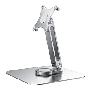 Soporte de escritorio para monitor de aleación de aluminio con rotación 360° y fijación VESA M4 75×75 mm