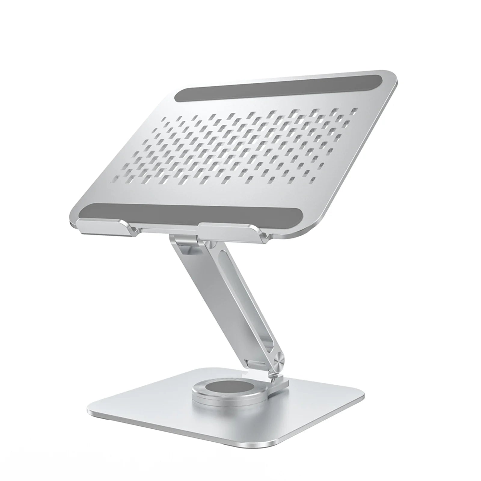 Soporte de escritorio para monitor de aleación de aluminio con rotación 360° y fijación VESA M4 75×75 mm